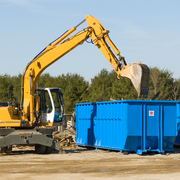 can i choose the location where the residential dumpster will be placed in Northchase North Carolina